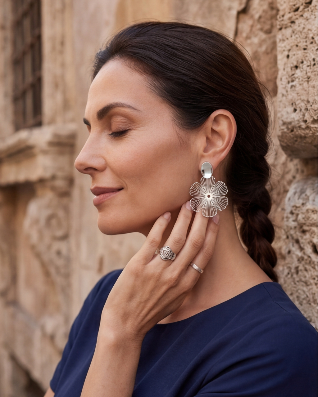 Boucles d'oreilles Fiore Clip (sans perçage)