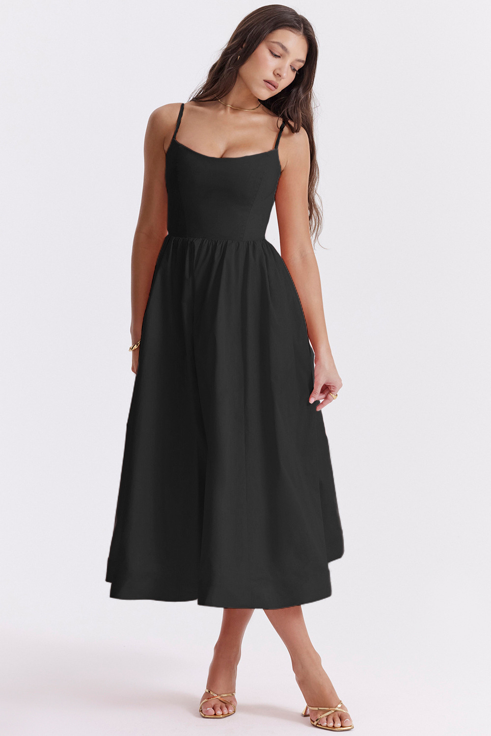 ESTELLE | Elegantes Midi Kleid mit Korsett für den Sommer