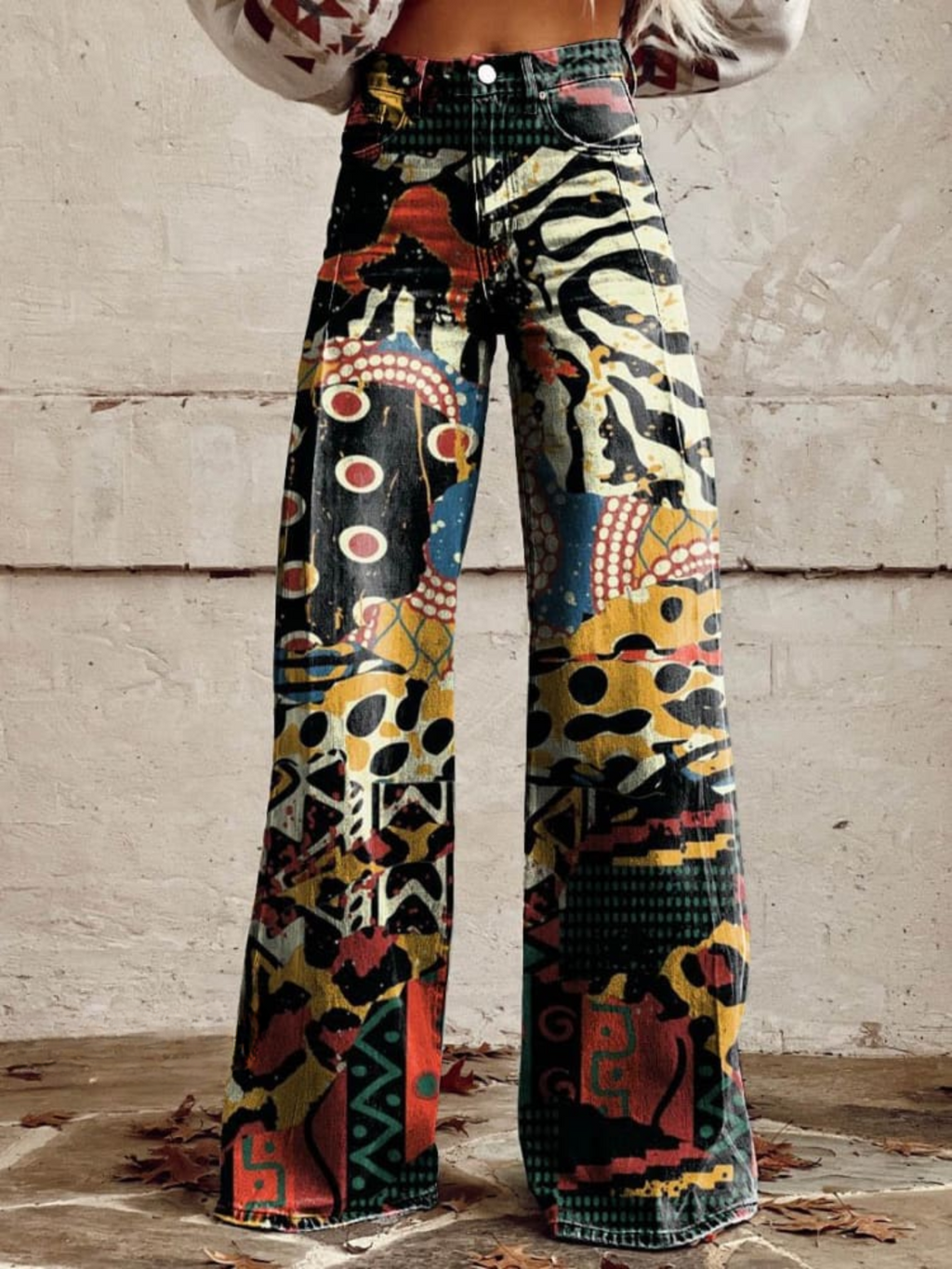 Élodie - Pantalon large stylé