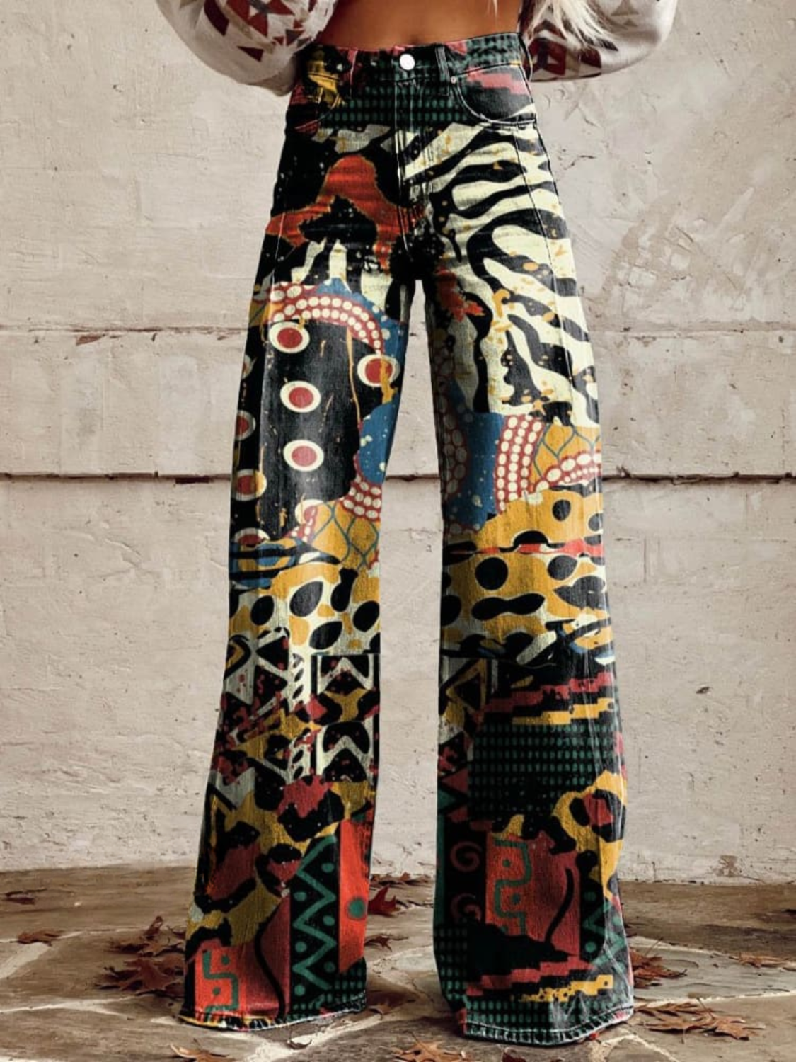 Élodie - Pantalon large stylé