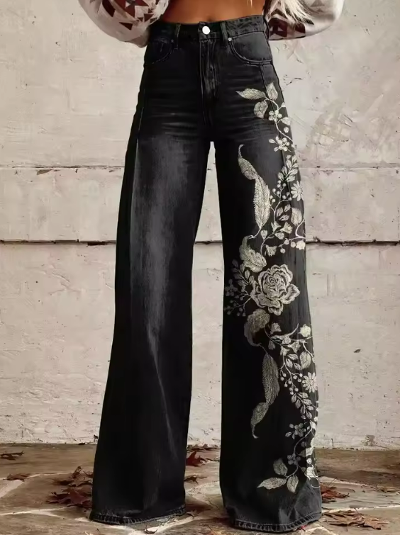 ECSLISSI - Pantalon bohème stylé