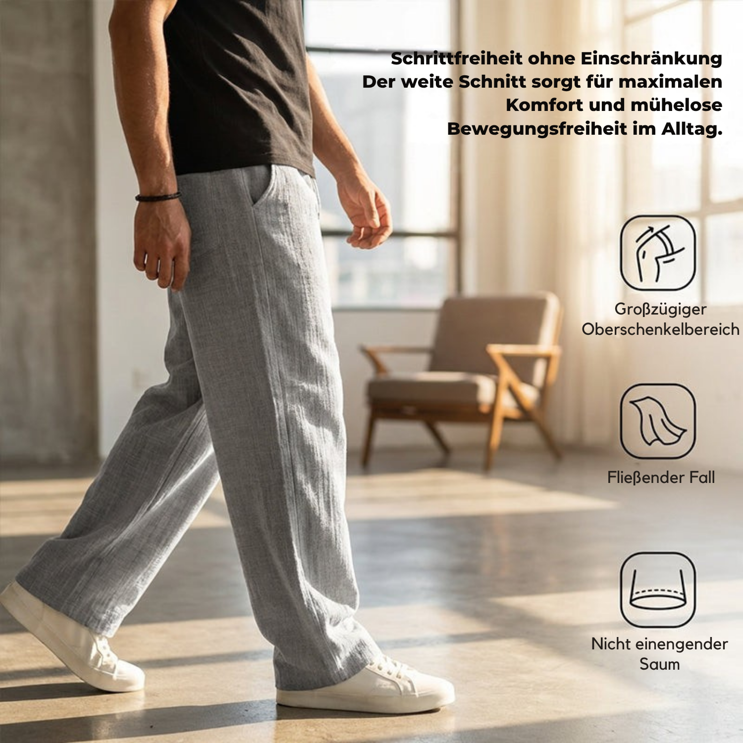 Luca™ | Pantalon homme aéré et léger