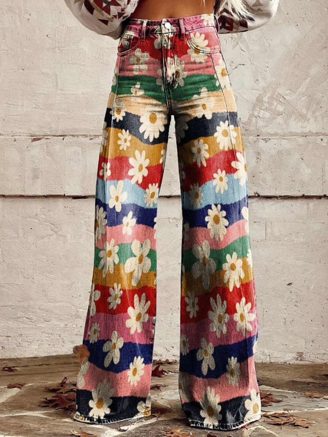 Léon - Le pantalon fleuri stylé