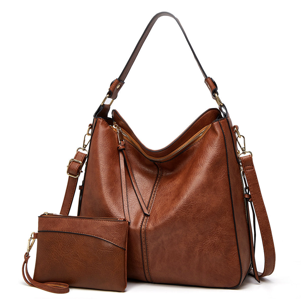 Luxueux sac à main hobo antivol en cuir