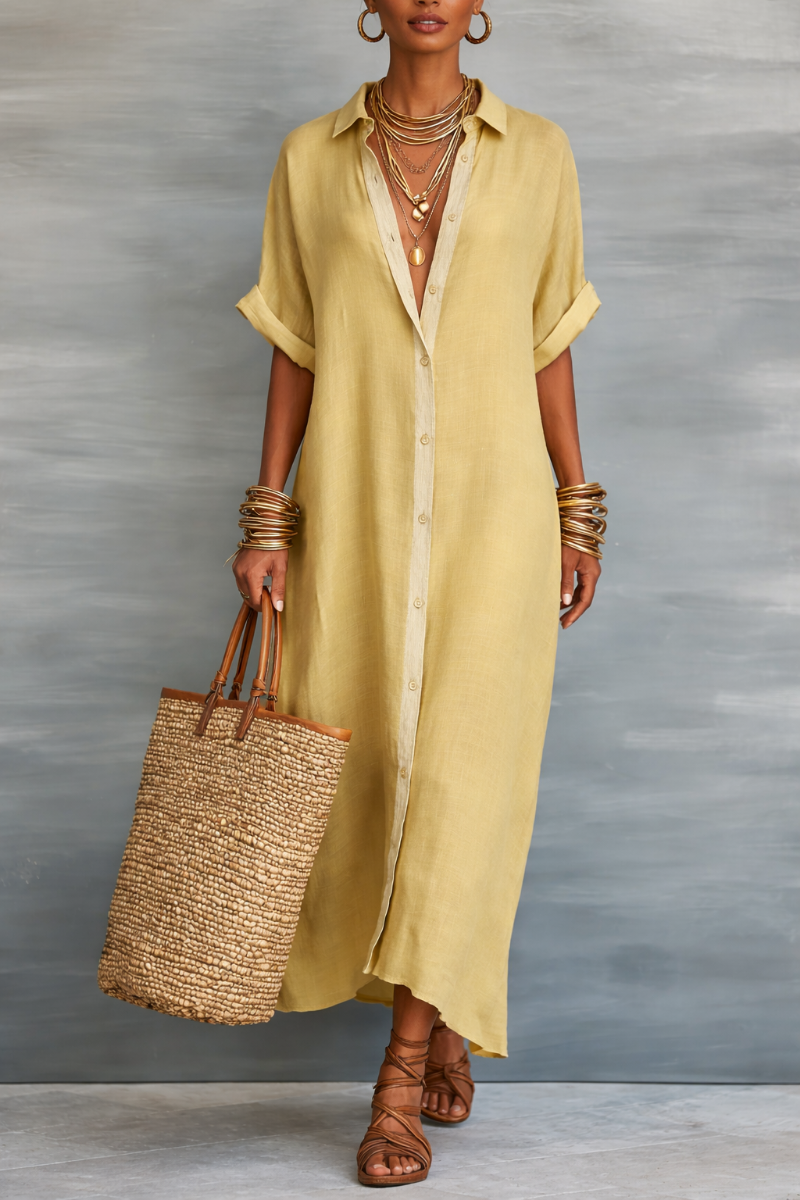 Manelle™ | Robe longue à la ligne minimaliste