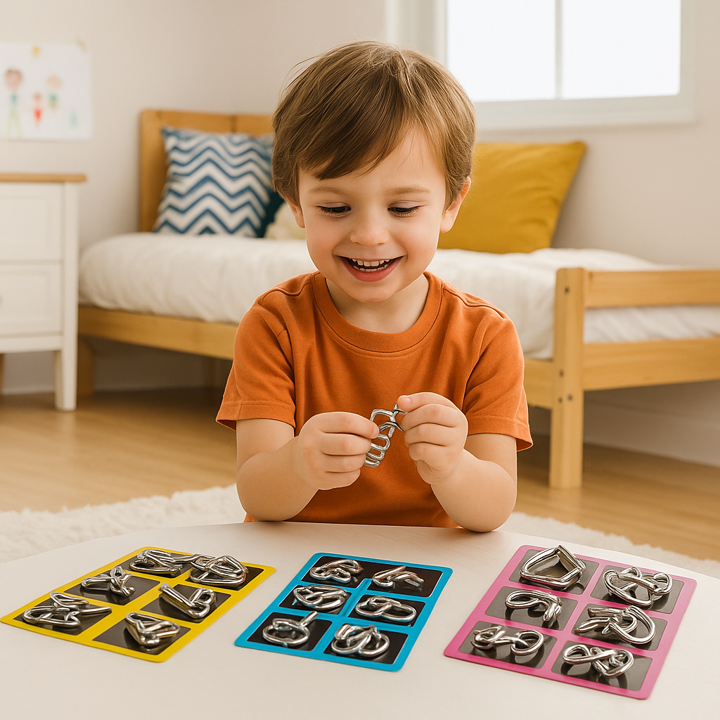 Ensemble de puzzles logiques pour enfants