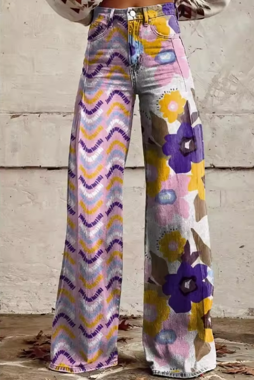 Isadora - Pantalon Bohème Floral