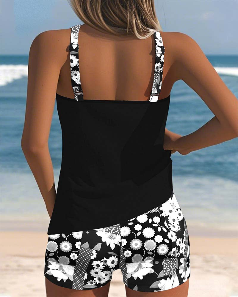 Matilda | Floral Print Swimsuit Set
