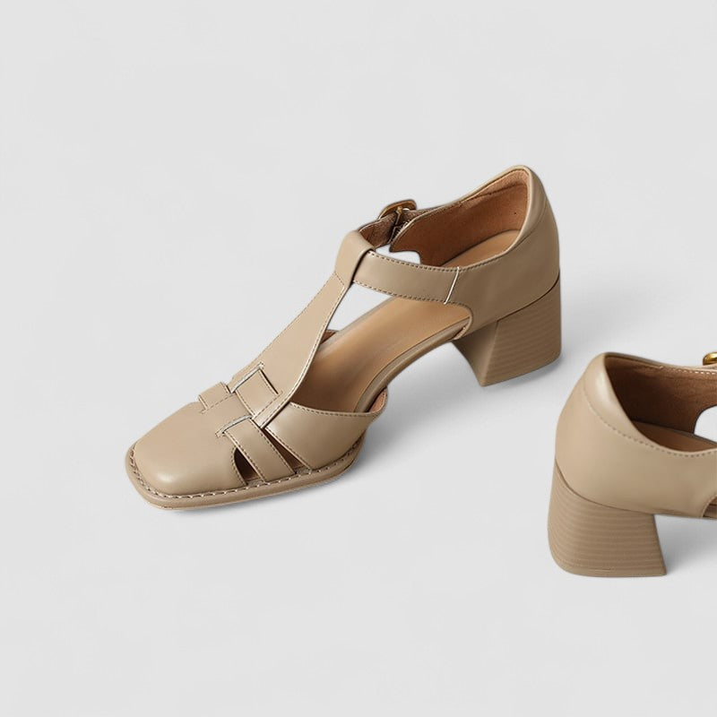 Scarlett – Talons blocs orthopédiques à bride en T