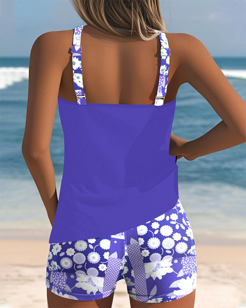 Matilda | Floral Print Swimsuit Set