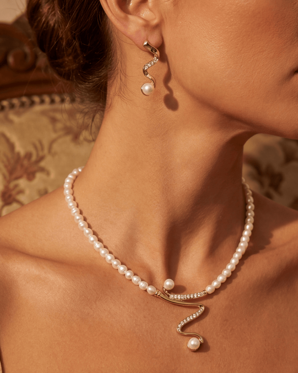 Collier & Boucles d'oreilles Elora