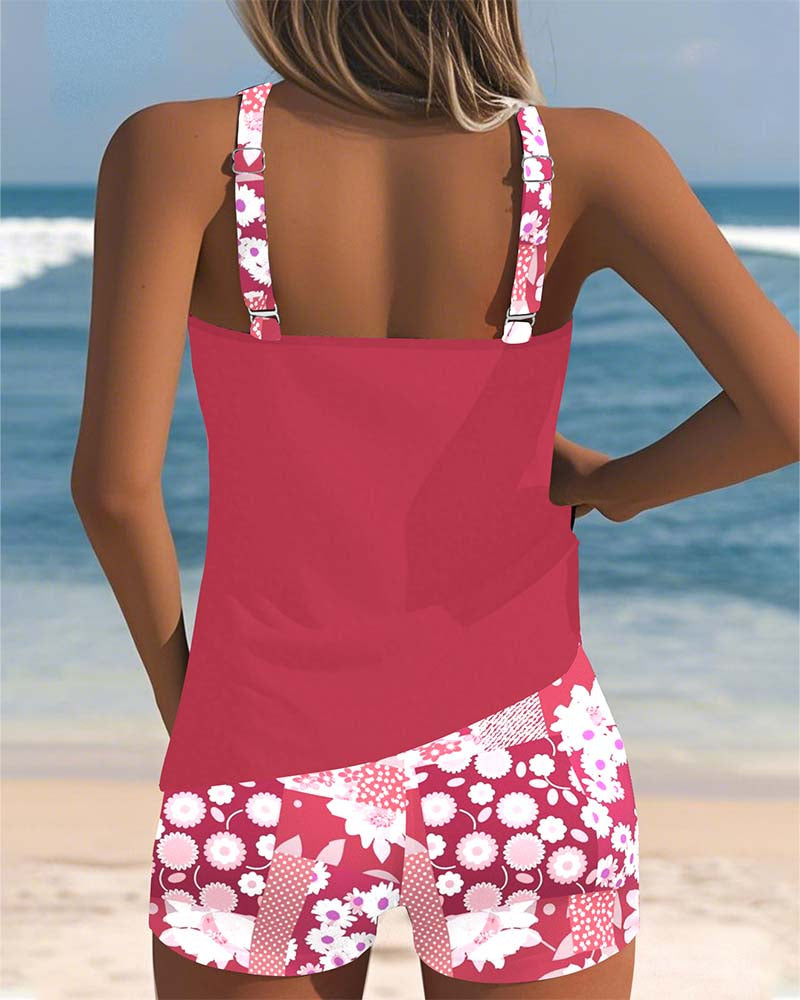 Matilda | Floral Print Swimsuit Set