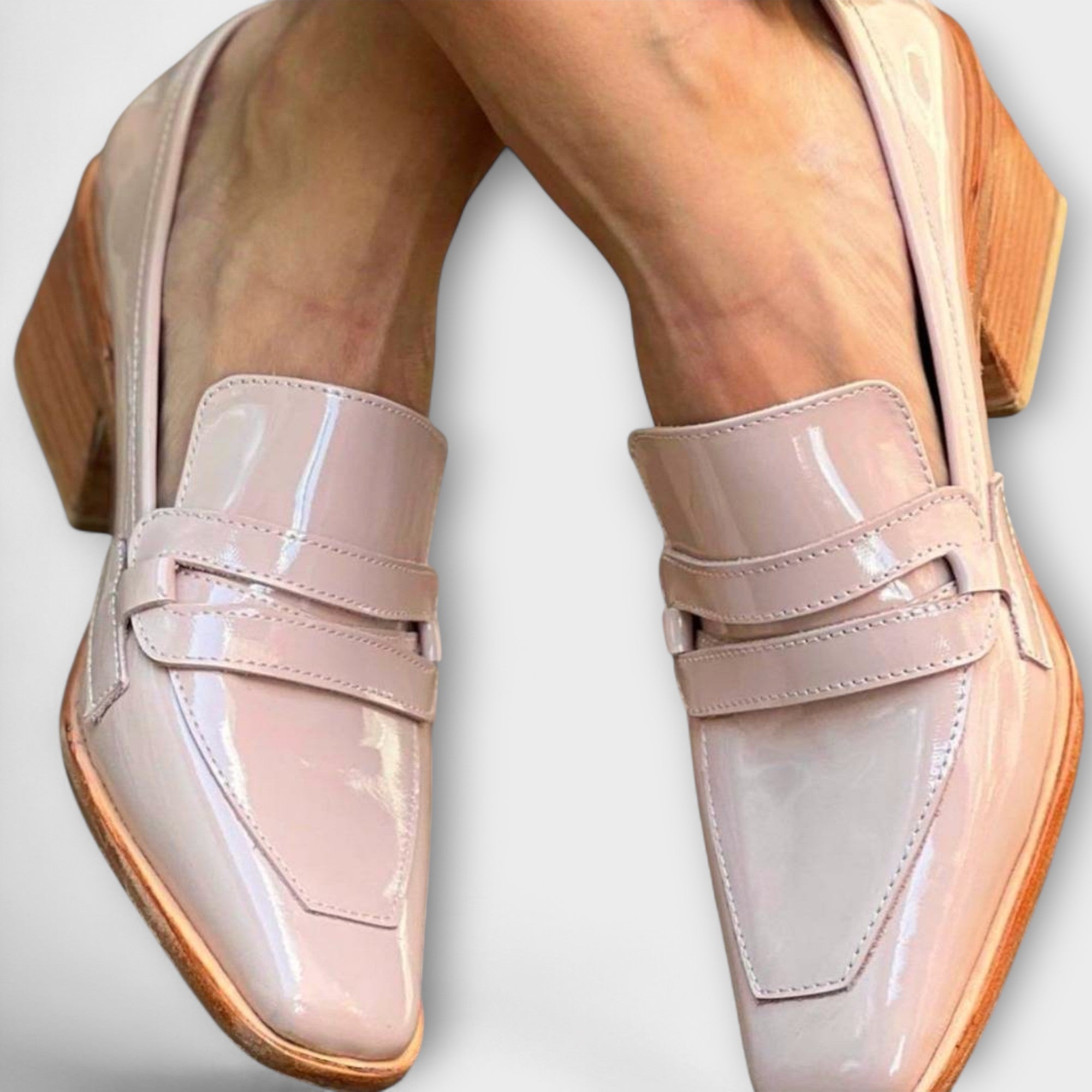 Élaine | Mocassins brillants