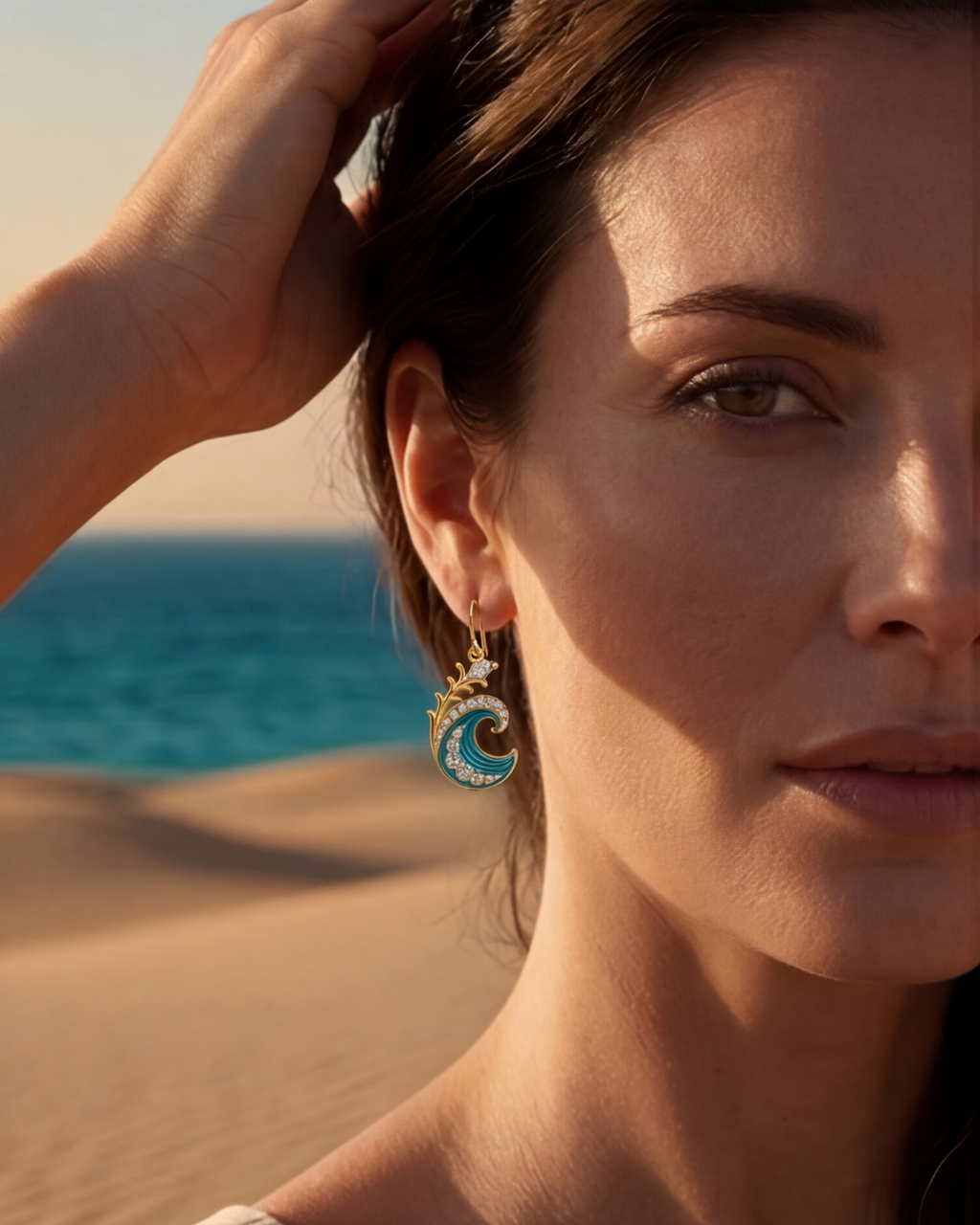 Boucles d'oreilles Calypso