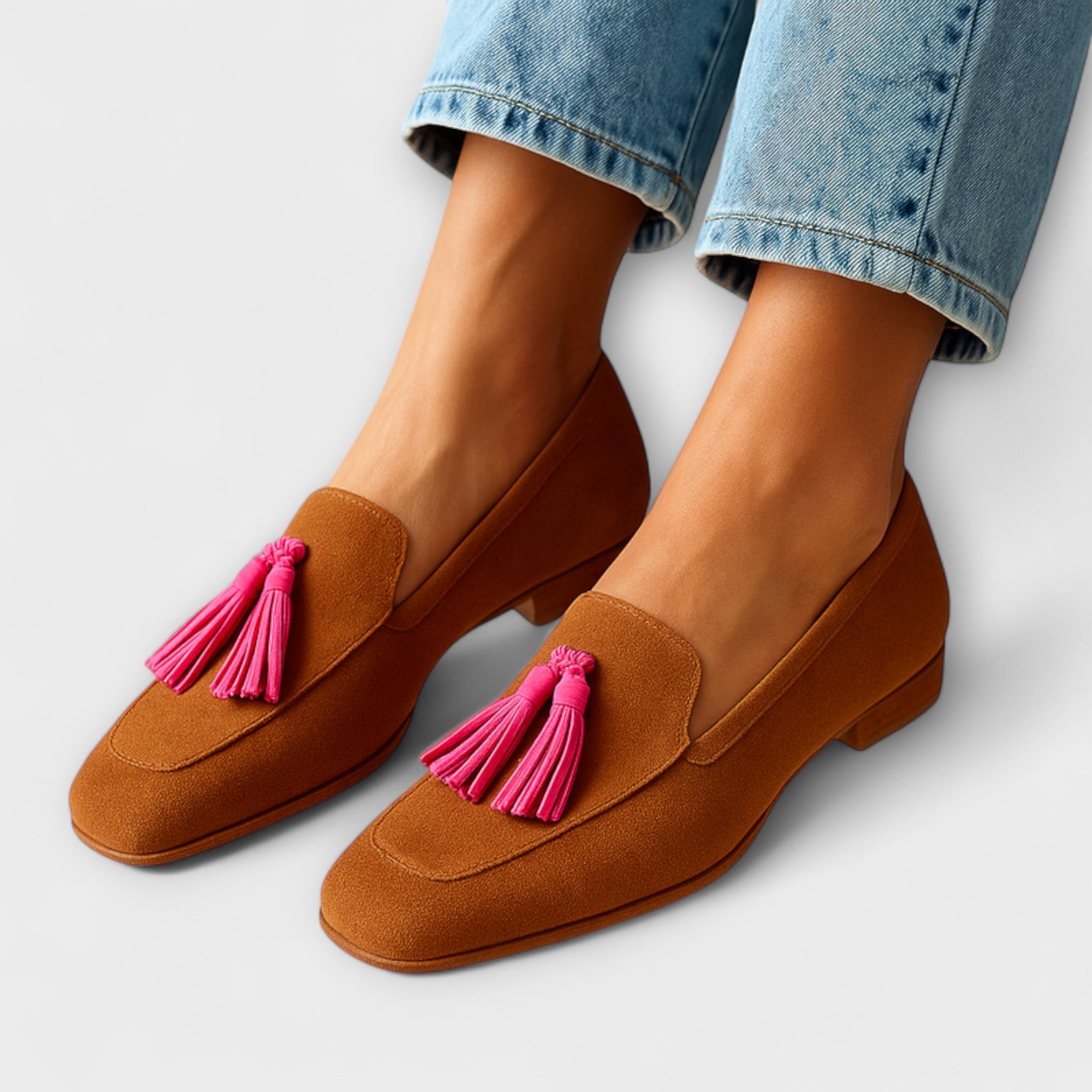 Mocassins roses