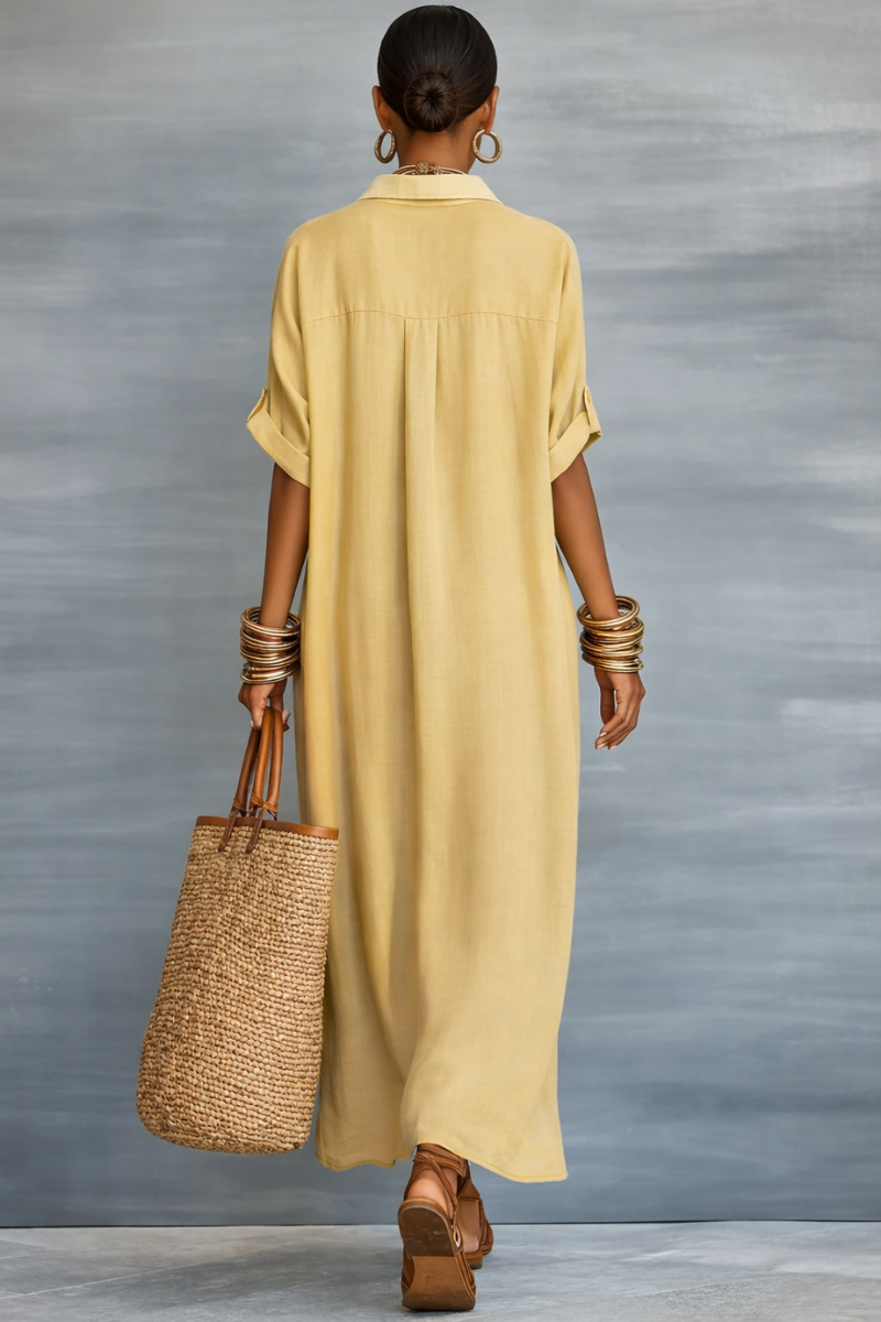 Manelle™ | Robe longue à la ligne minimaliste