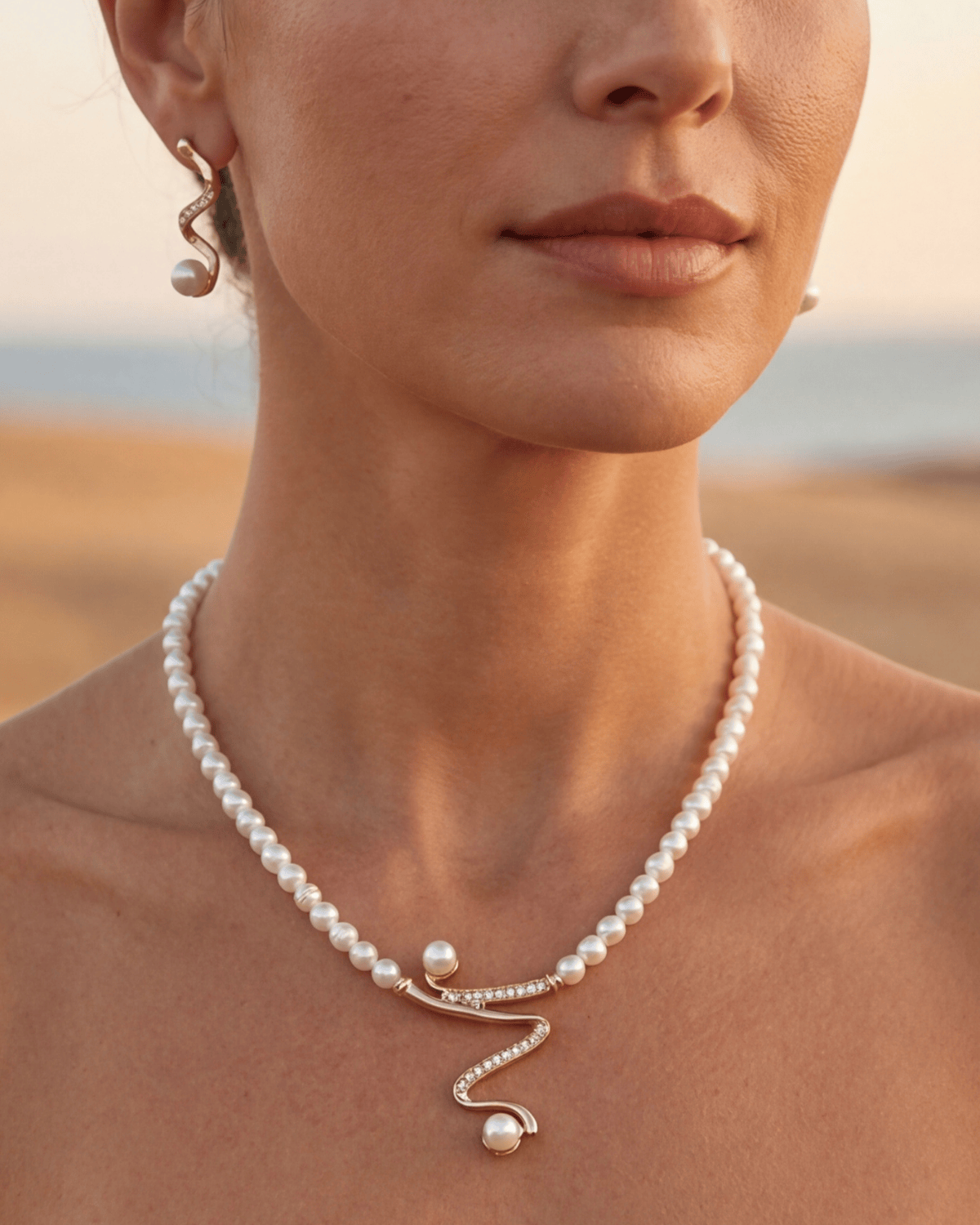 Collier & Boucles d'oreilles Elora