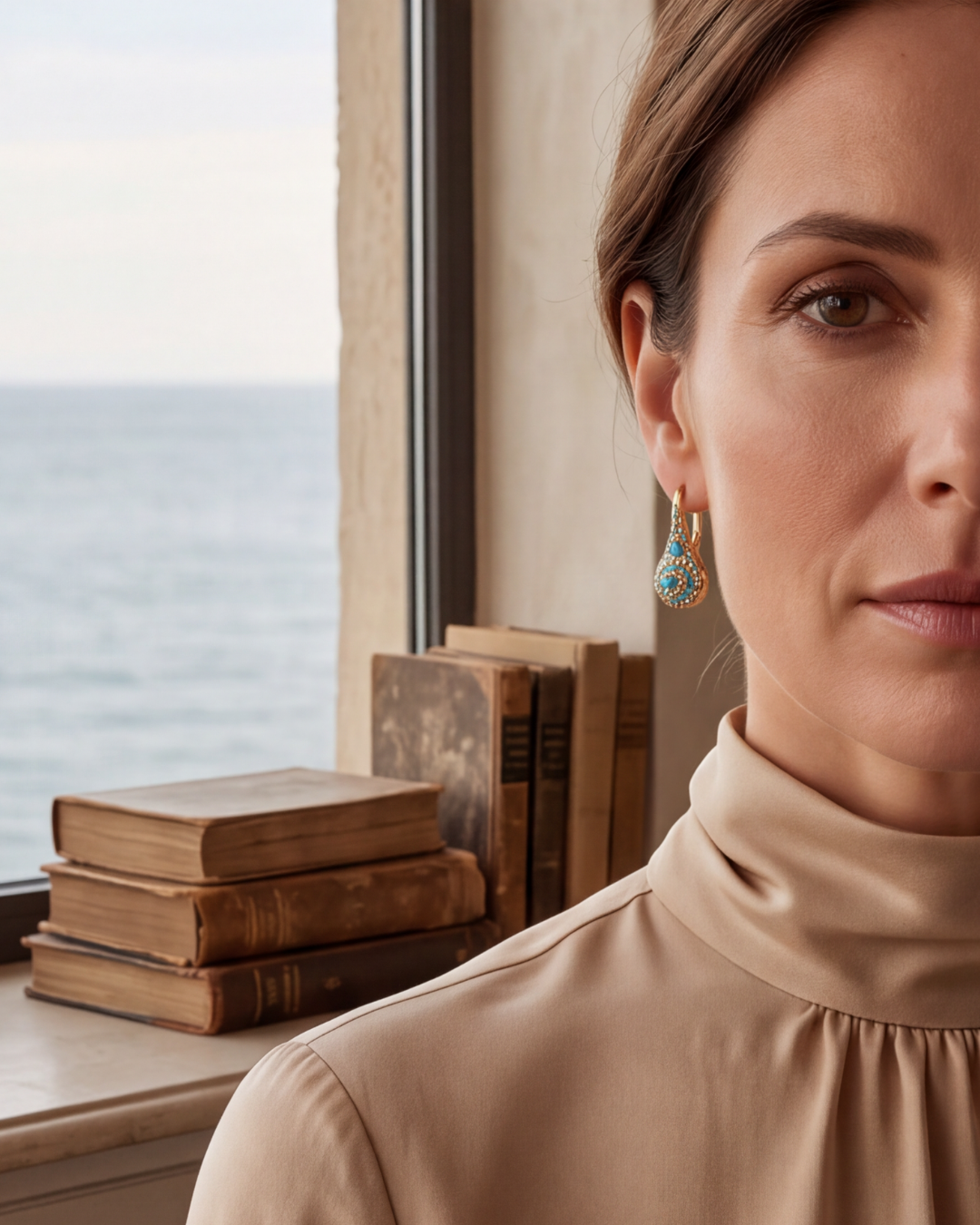 Boucles d'oreilles Lunaya