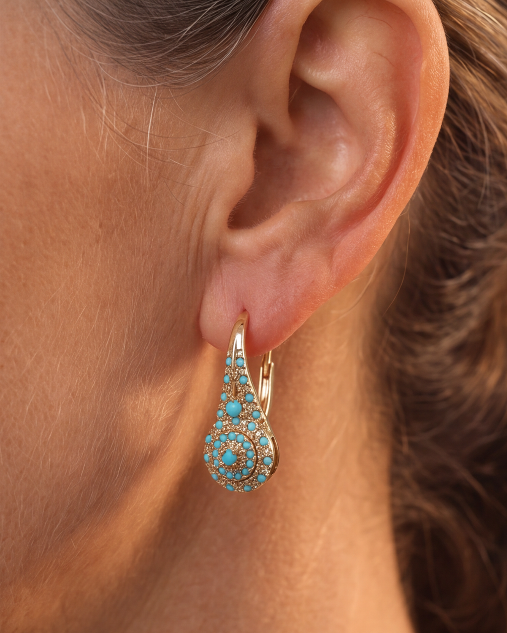 Boucles d'oreilles Lunaya