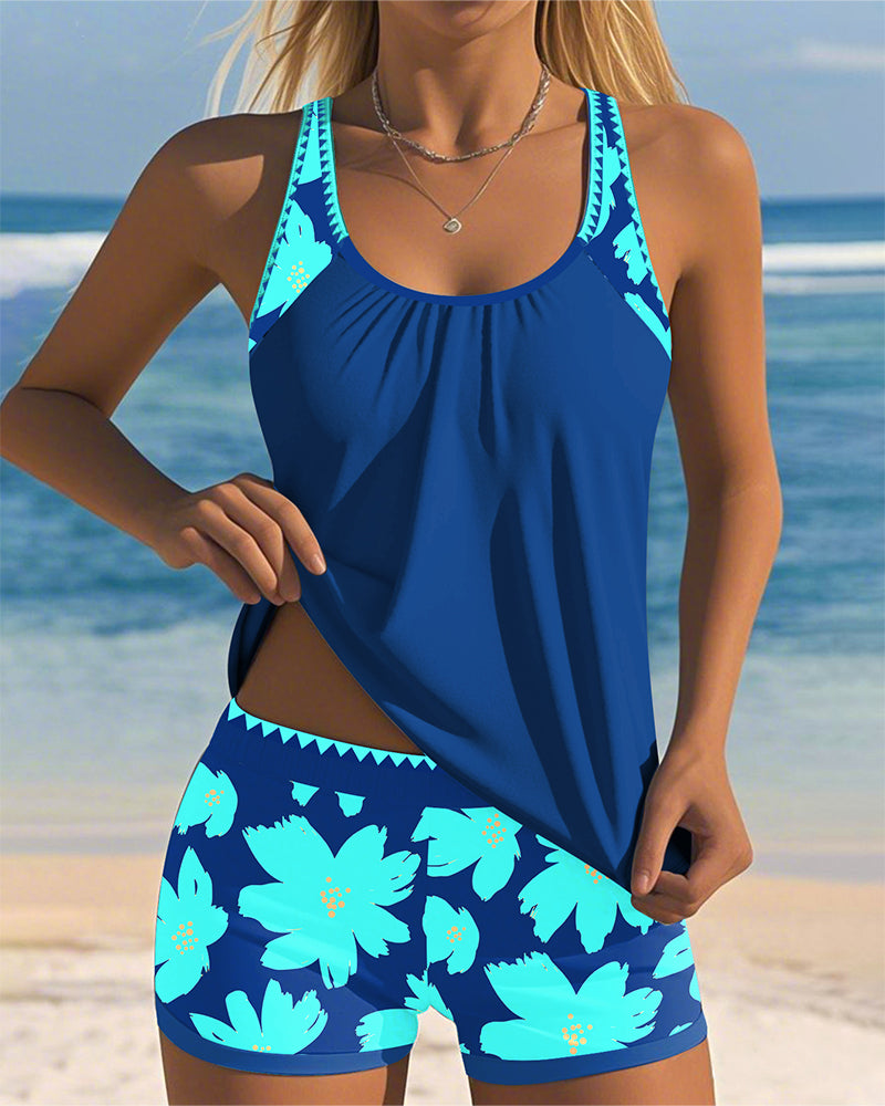 Emma | Floral Print Tankini