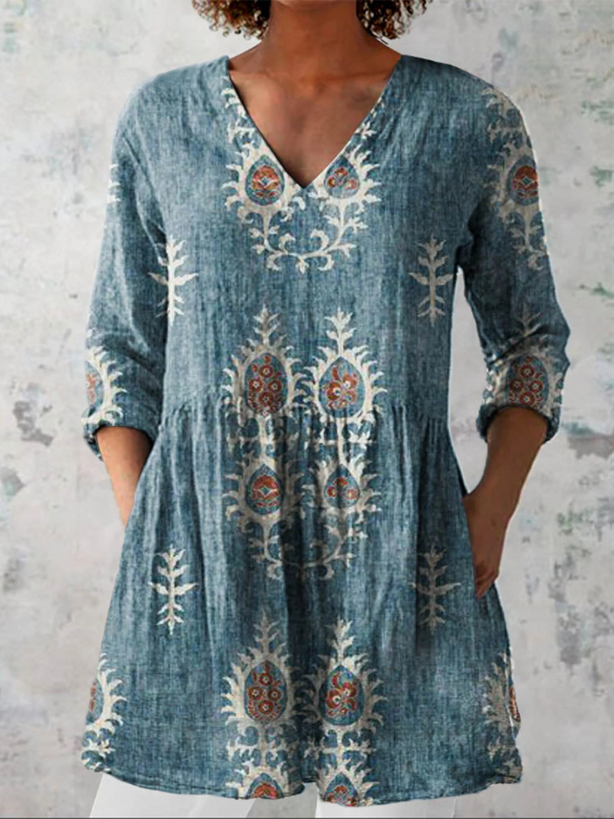 Blair | Lange Bluse mit auffälligem Design