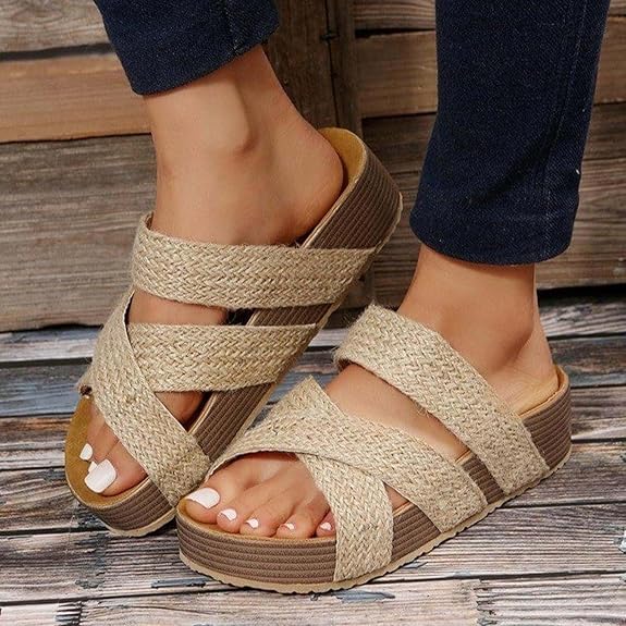 Elegante Geflochtene Sandalen von Valérie