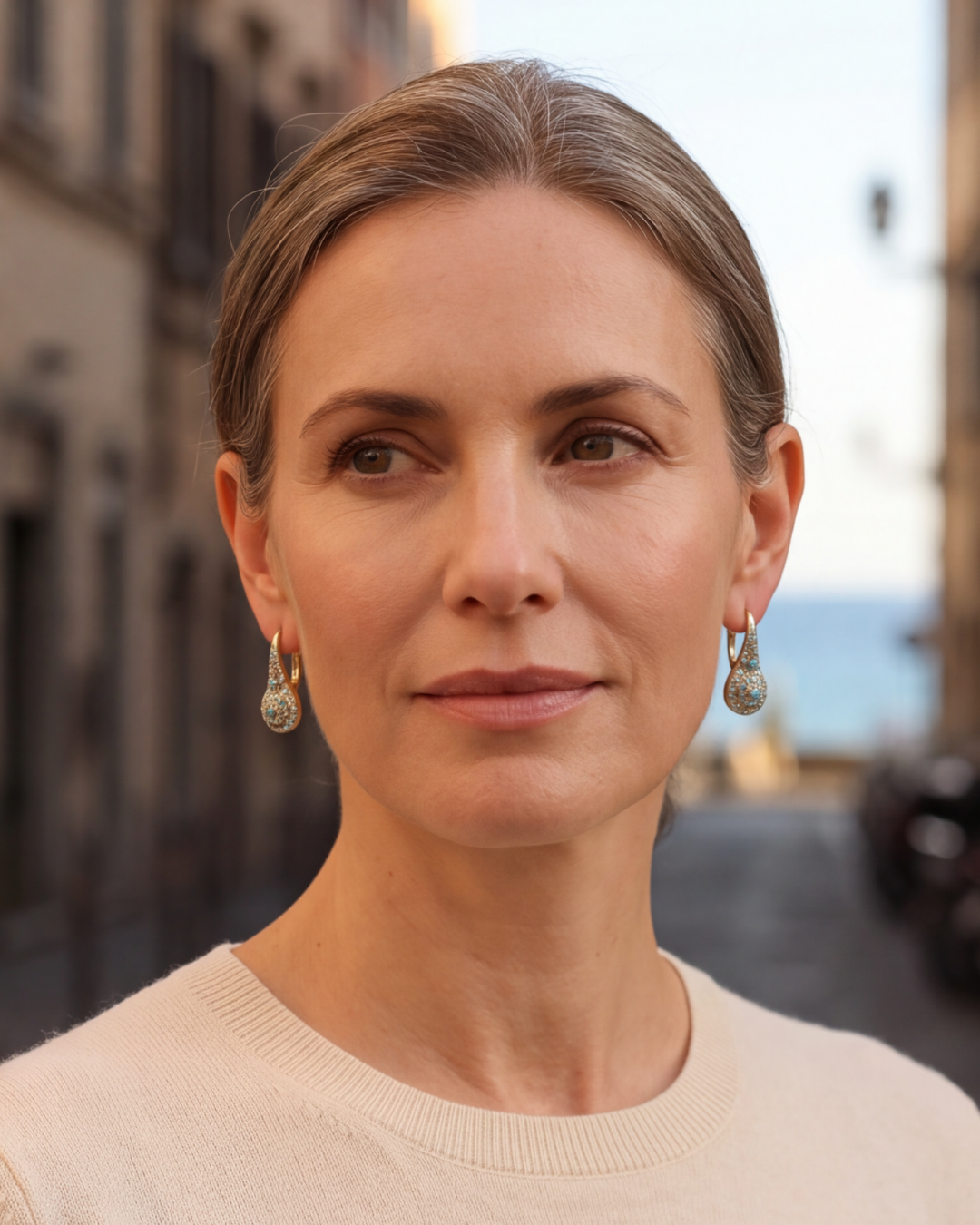 Boucles d'oreilles Lunaya