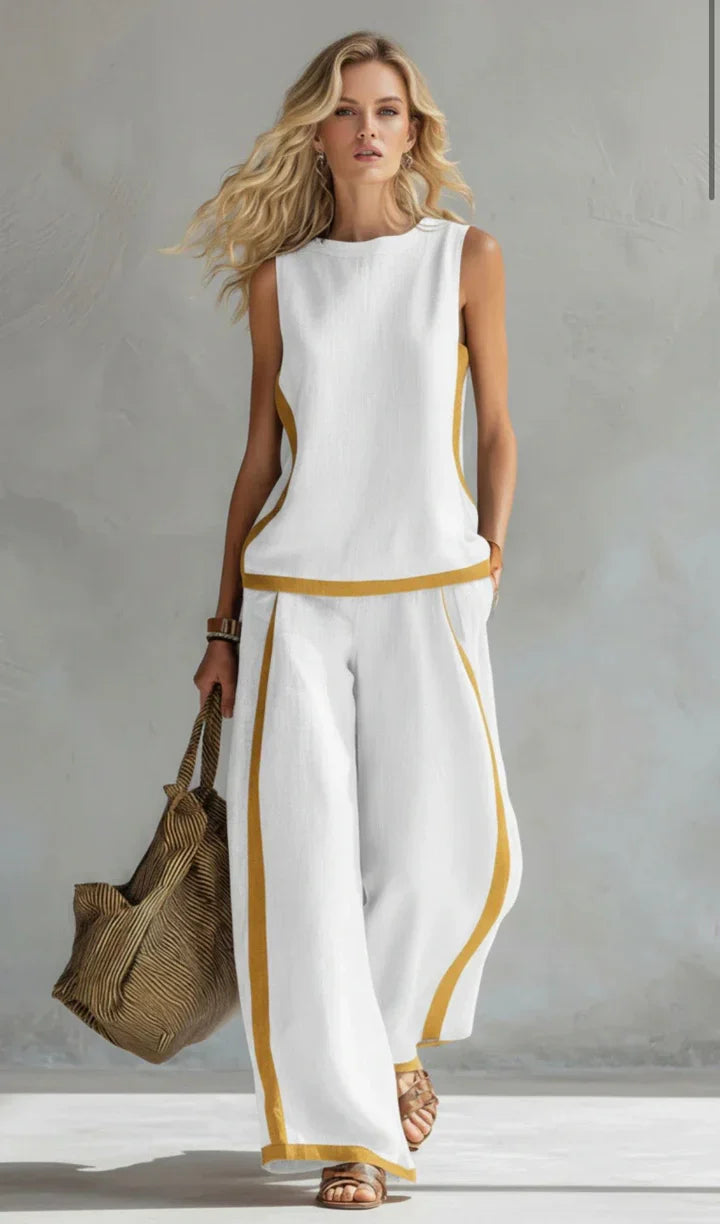 Leïla | Costume élégant en coton