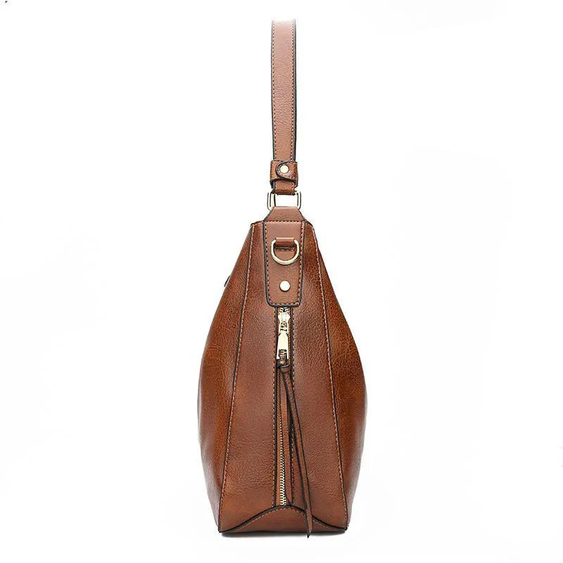 Luxueux sac à main hobo antivol en cuir