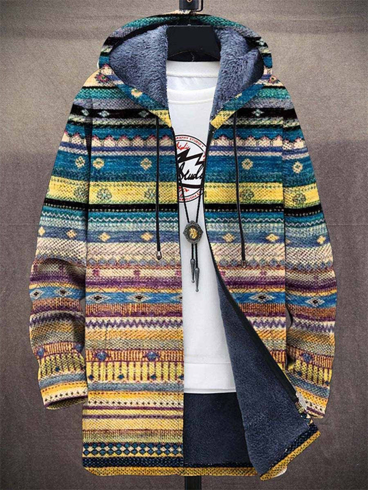 Annet™ - Sweat à capuche zippé luxueux d'inspiration artistique