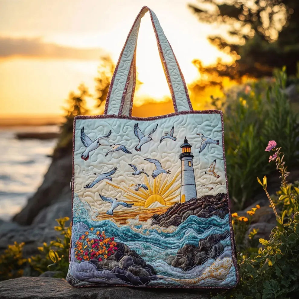 Lueur de bord de mer | Sac matelassé fait à la main