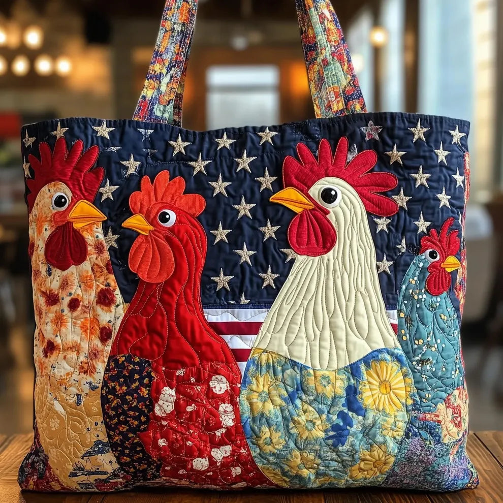 Élégance rustique | Sac fourre-tout matelassé fait à la main