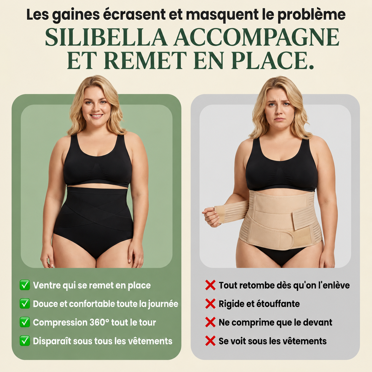 Culotte Post-Partum — Compression 360°