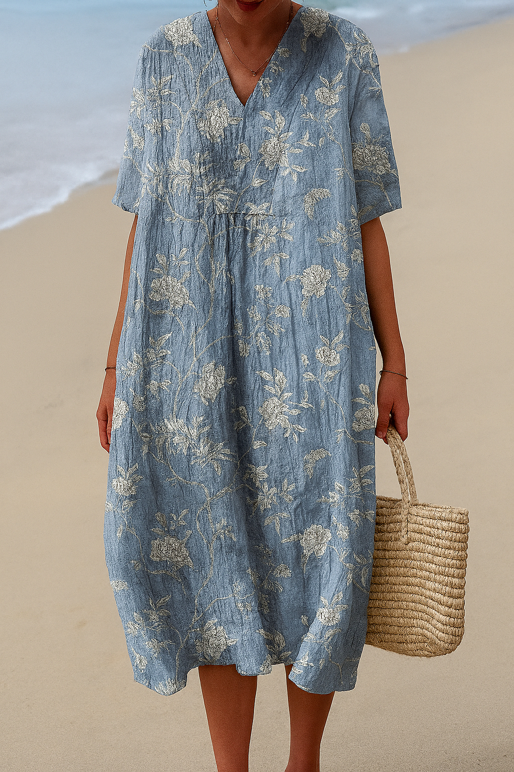 Jacqueline - Robe en coton inspirée des artistes