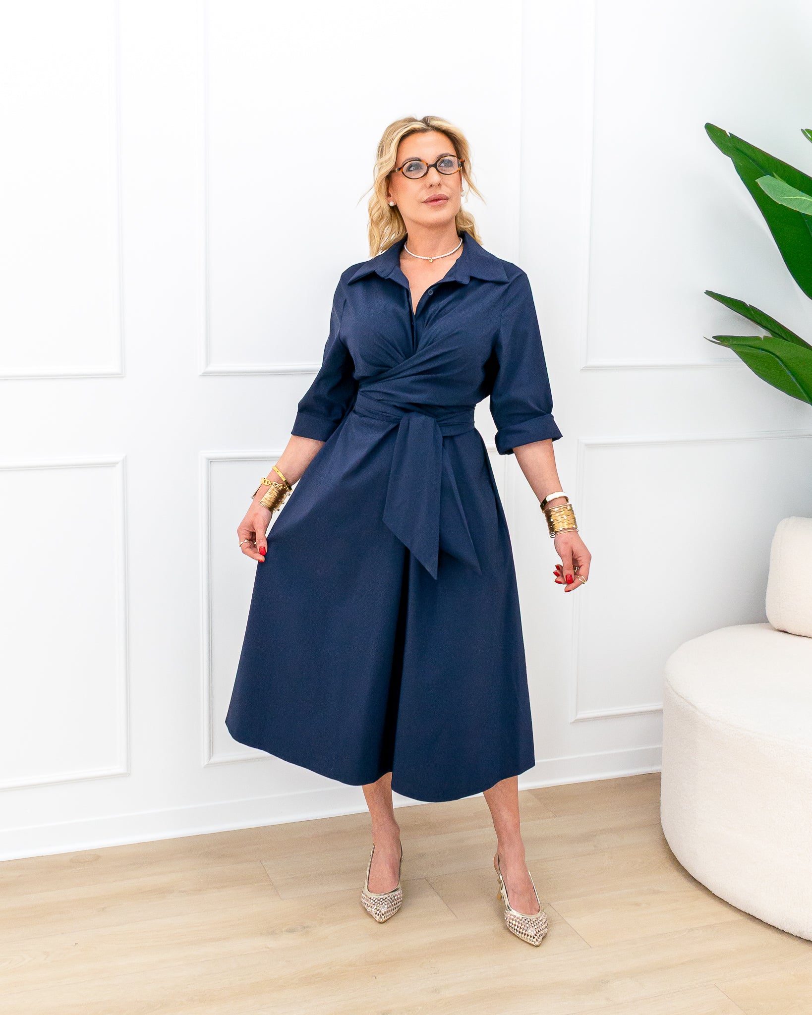 Robe Valéria Bleue