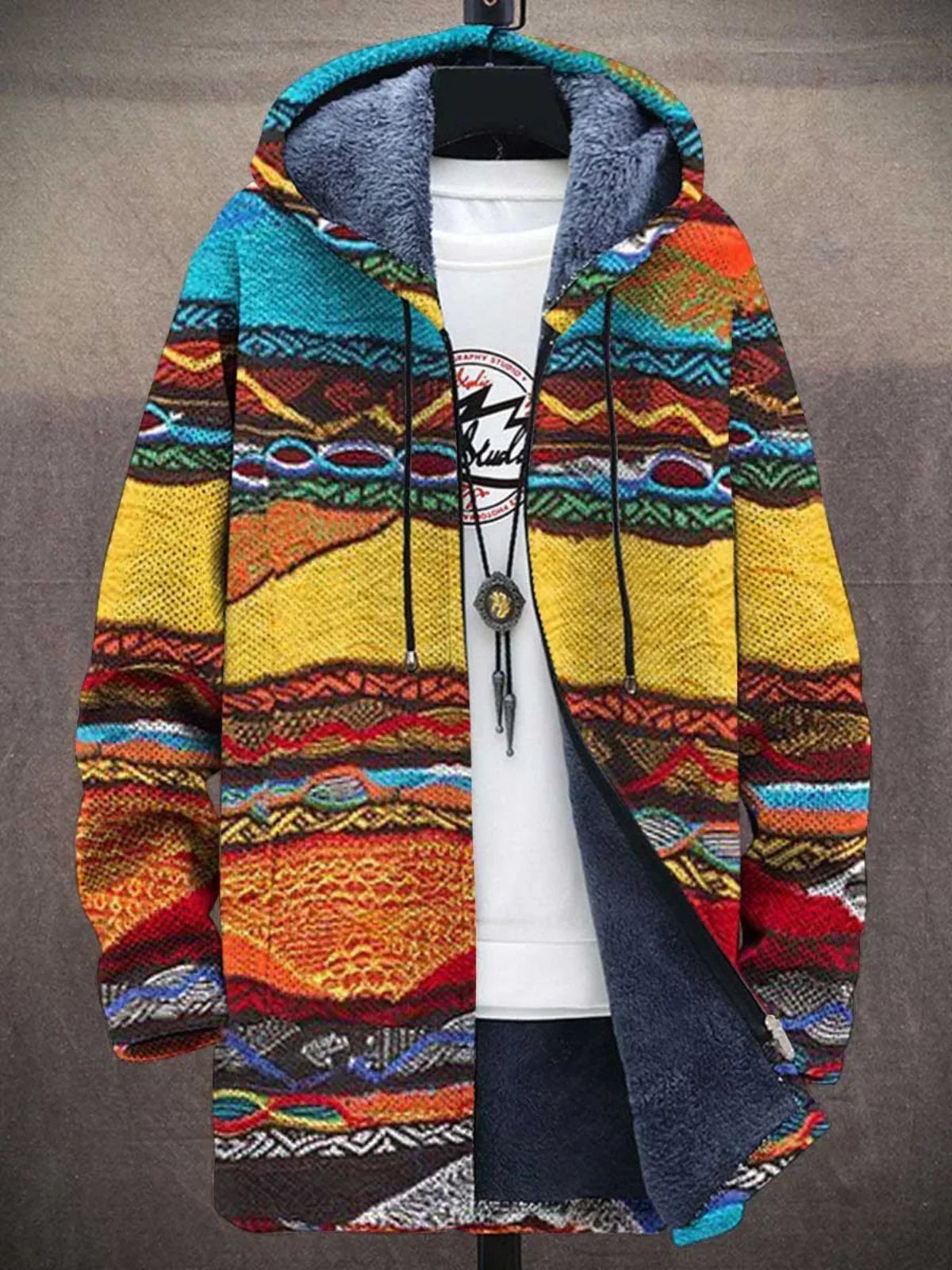 Delilah™ - Sweat à capuche zippé luxueux d'inspiration artistique