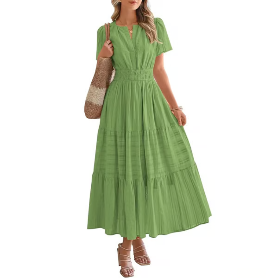 Elara – Robe longue confort aérée
