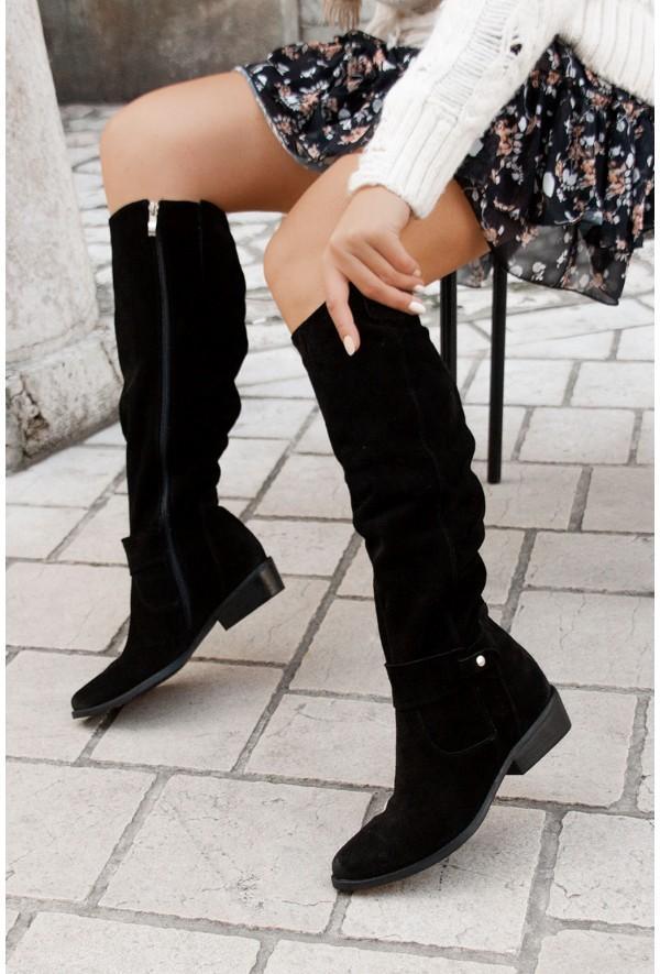 Zavira | Bottes en daim élégantes et chaudes pour femme