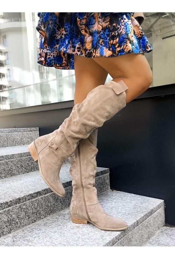 Zavira | Bottes en daim élégantes et chaudes pour femme