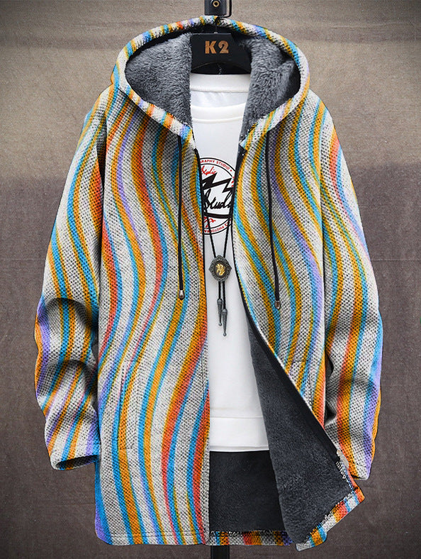 Chloe™ - Sweat à capuche zippé luxueux d'inspiration artistique