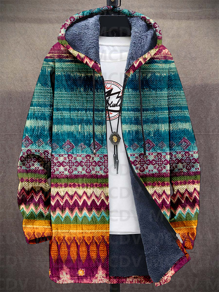 Jeddah™ - Veste à capuche zippée luxueuse inspirée de l'art