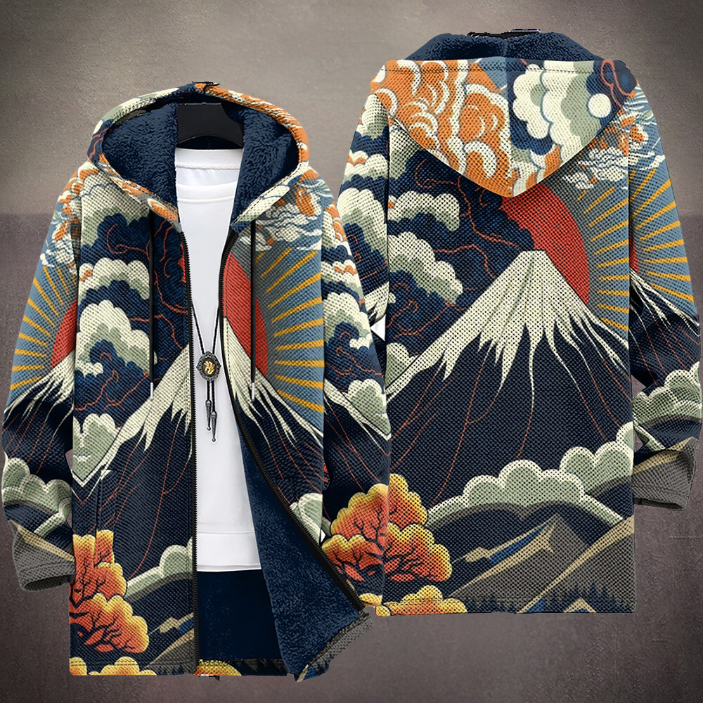 Kalina™ - Sweat à capuche zippé luxueux d'inspiration artistique