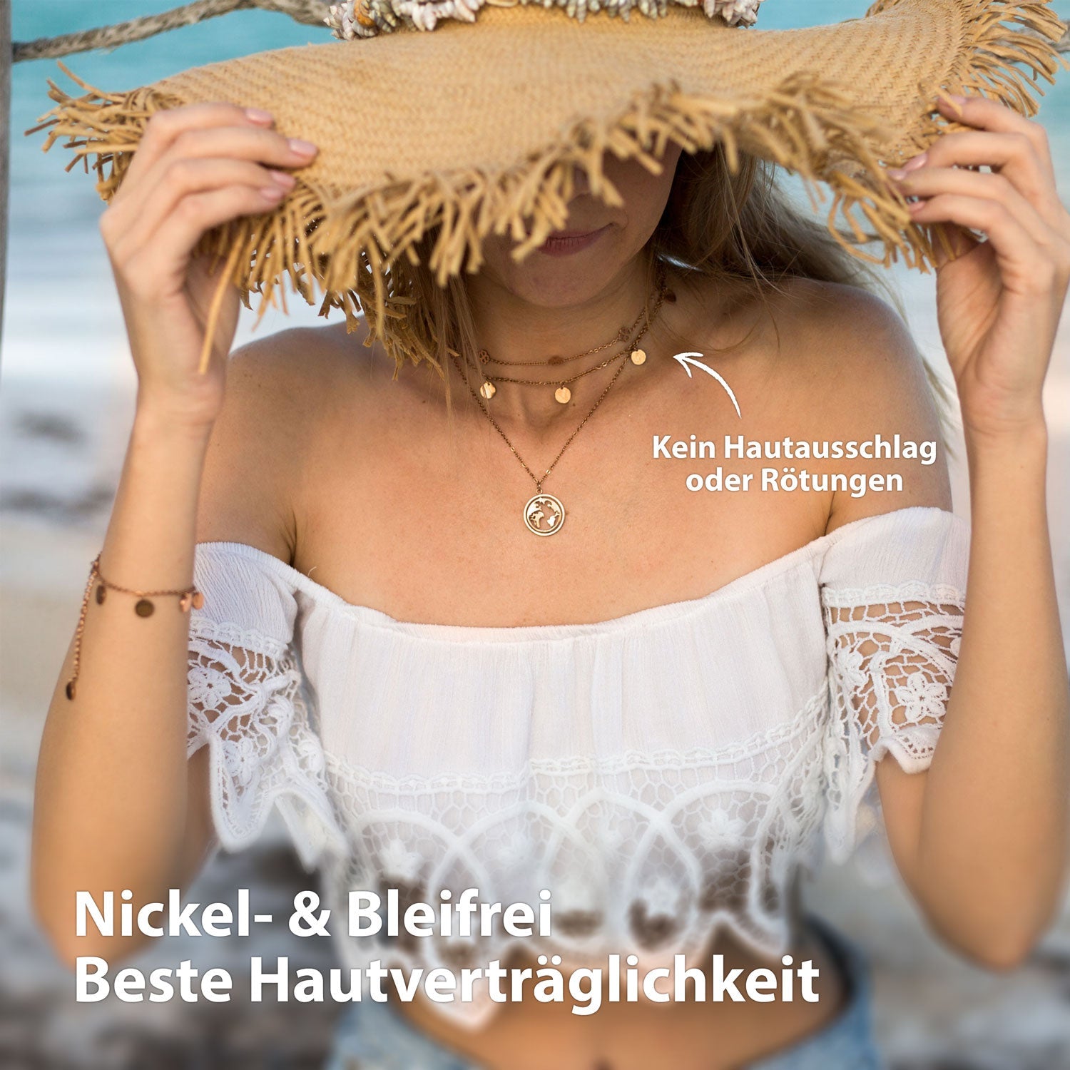 Bundle : chaîne à plaques BonnyCoin + bracelet en or