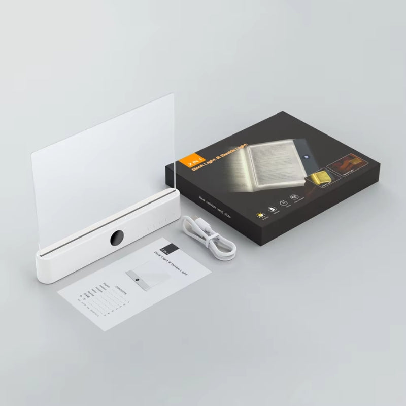 Lampe de lecture avec panneau lumineux
