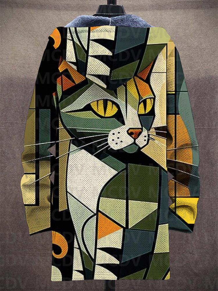 Lowanna™ - Sweat à capuche zippé luxueux d'inspiration artistique