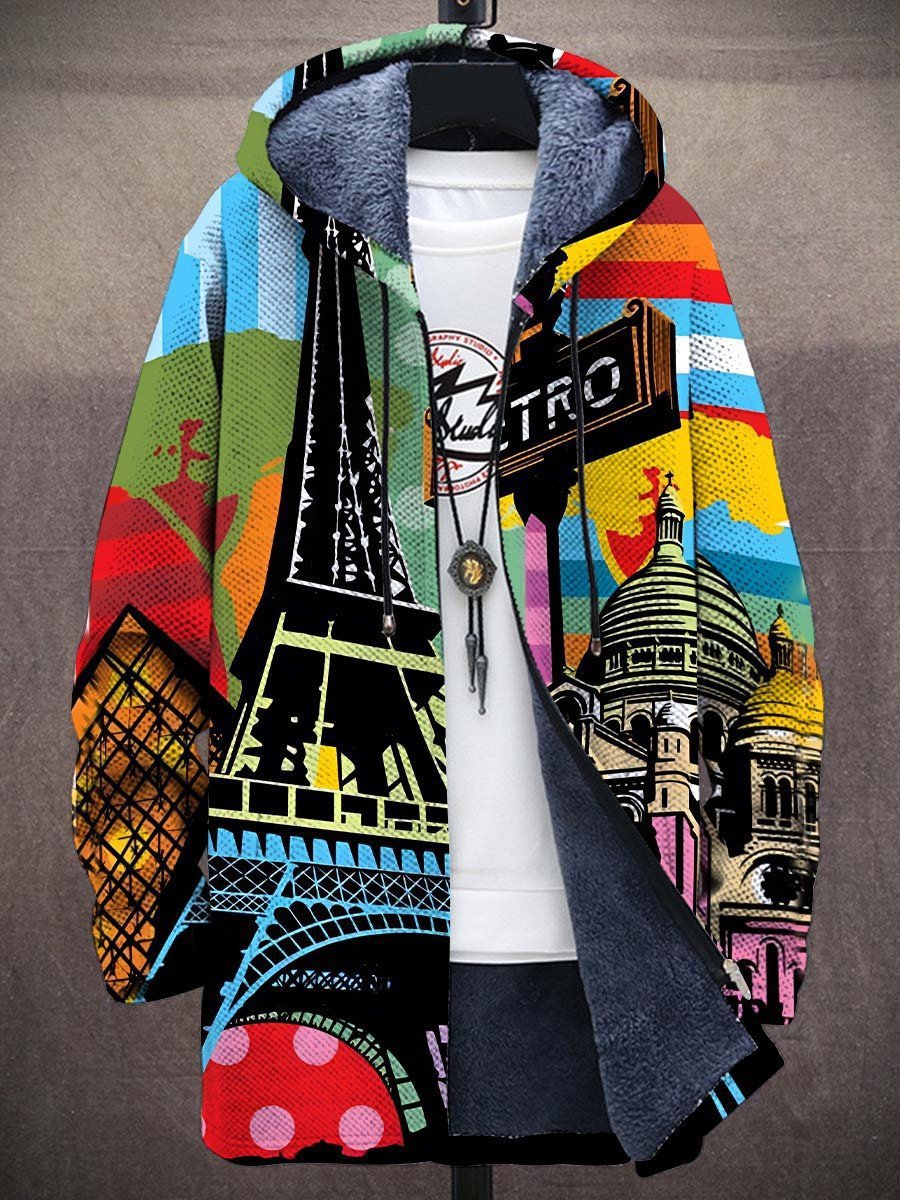 Marlee™ - Sweat à capuche zippé luxueux d'inspiration artistique