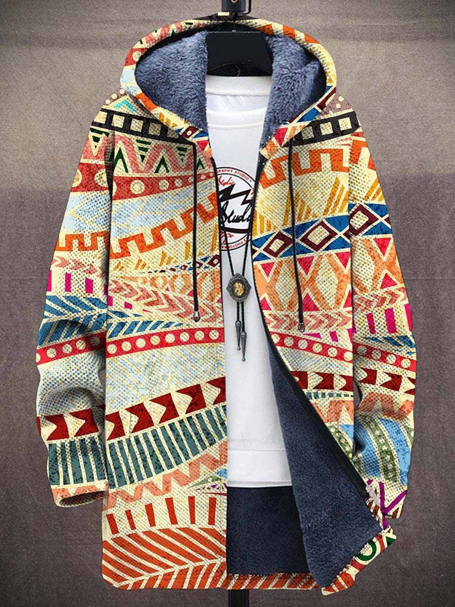 Mirrin™ - Sweat à capuche zippé luxueux d'inspiration artistique