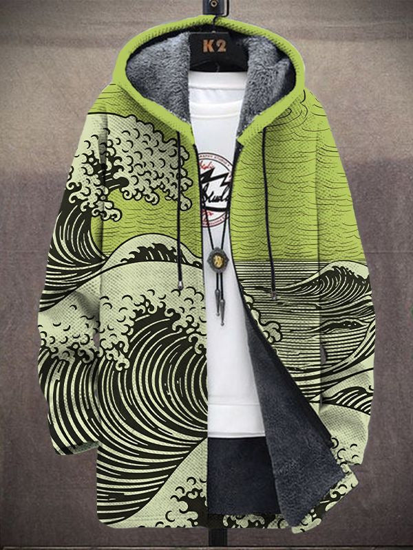 Nálha™ - Sweat à capuche zippé luxueux d'inspiration artistique