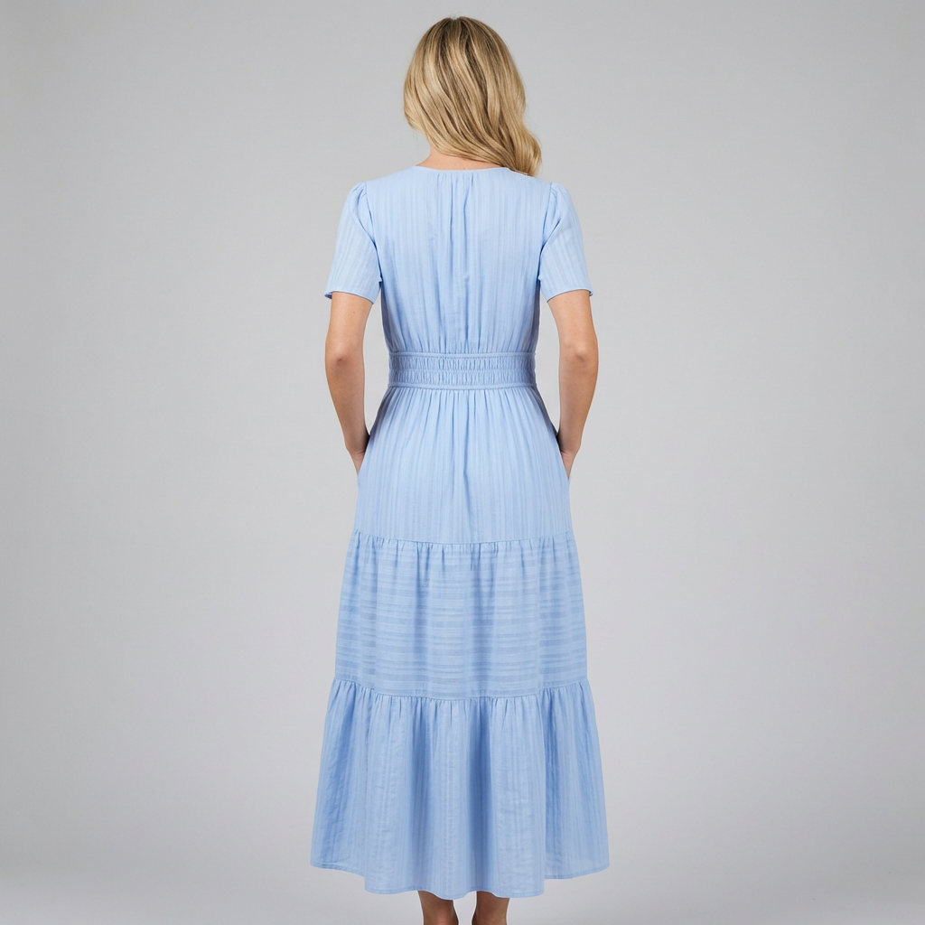 Elara – Robe longue confort aérée