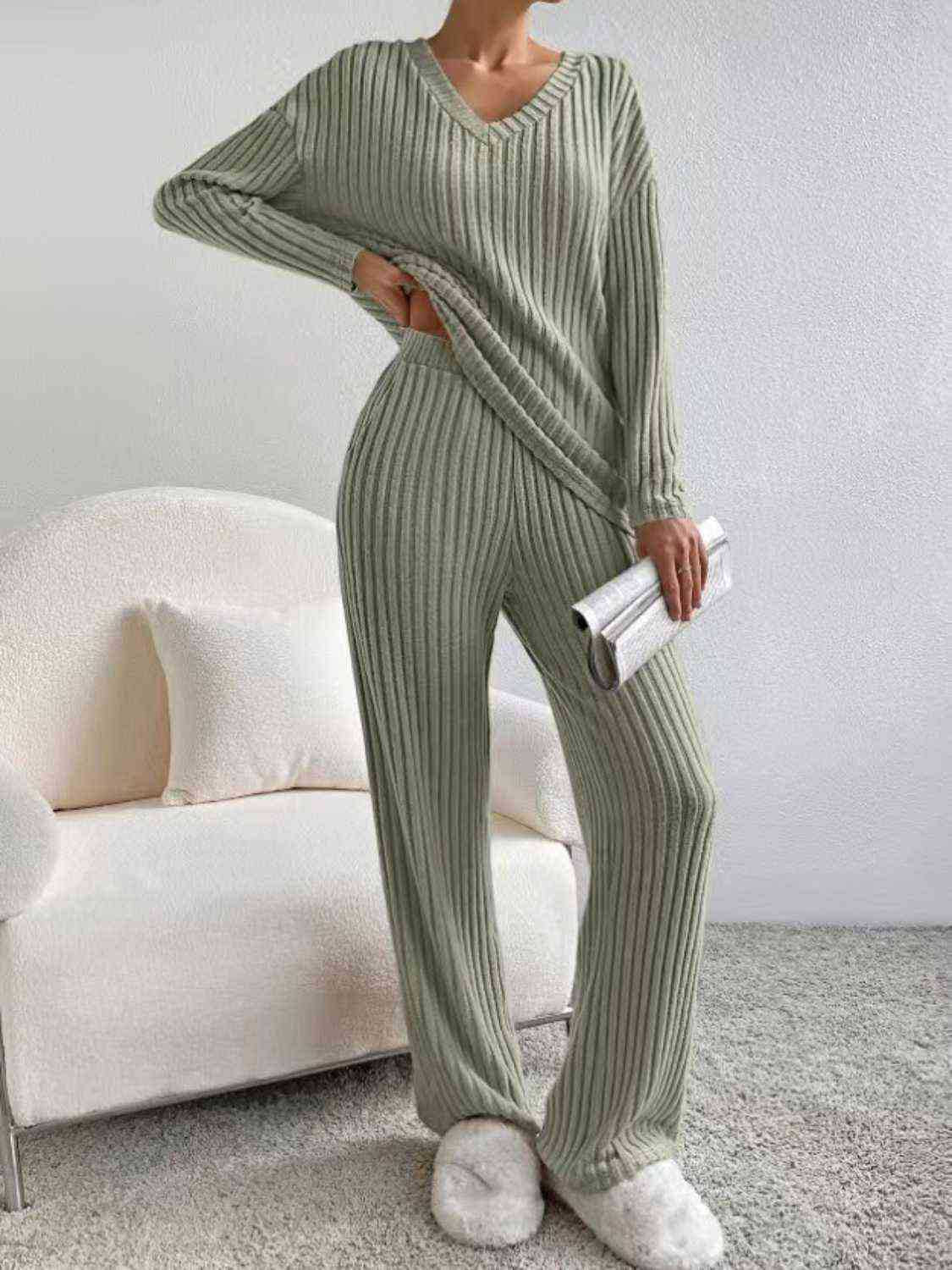 Steinsee - ensemble loungewear côtelé